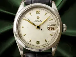 ROLEX OYSTER DATE REF.6294 CAL.740 VINTAGE 1953 MANUAL WINDING MENS WATCH AUTH