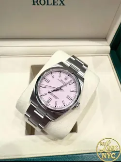 2025 NEW ROLEX OYSTER PERPETUAL 36MM PINK DIAL 126000 OYSTER BRACELET.