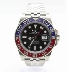 ROLEX STAINLESS STEEL GMT MASTER 2 BLUE/RED 2022