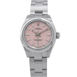 ROLEX OYSTER PERPETUAL 28MM STAINLESS STEEL CANDY PINK DIAL 276200