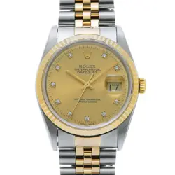 ROLEX DATEJUST DIAMOND 16233G X-SERIES (1991) DIAMOND MEN'S AUTOMATIC #GZ101