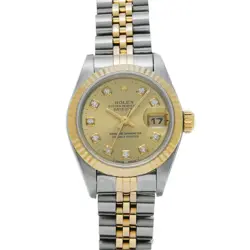 ROLEX DATEJUST DIAMOND 69173G SERIAL W (1995) DIAMOND LADIES AUTOMATIC #GZ142