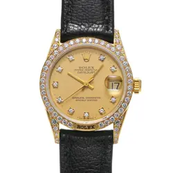 ROLEX DATEJUST BEZEL & LUG DIAMOND 68158G R(1987-1988) UNISEX AUTOMATIC #GZ066