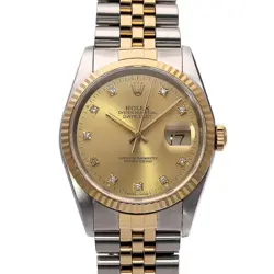 ROLEX DATEJUST DIAMOND 16233G DIAMOND MEN'S AUTOMATIC #GZ104