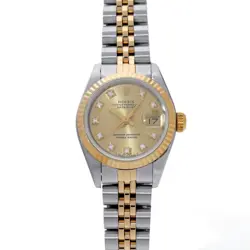 ROLEX DATEJUST DIAMOND 69173G L-SERIES (1990) DIAMOND LADIES AUTOMATIC #GZ143