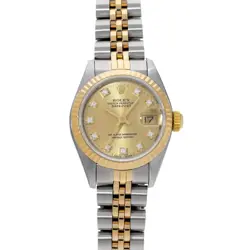 ROLEX DATEJUST DIAMOND 69173G SERIES 97 (1986) DIAMOND LADIES AUTOMATIC #GZ145