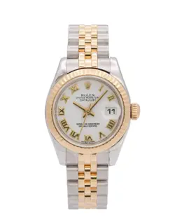 ROLEX DATEJUST 26 / WHITE ROMAN DIAL  / 2014 / 179173