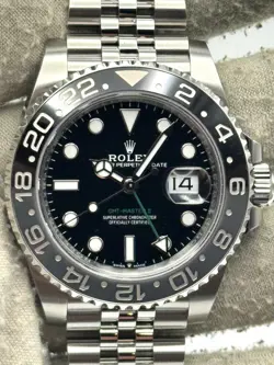 ROLEX GMT MASTER II BRUCE WAYNE 40MM JUBILEE BRACELET 126710GRNR UNWORN 2025