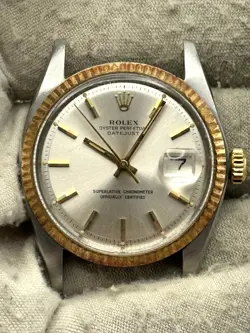ROLEX DATEJUST 36MM SILVER DIAL SERVICED 1601/3 - 1963
