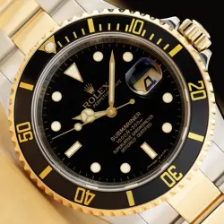 2-TONE BLACK WATCH