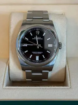 ROLEX OYSTER PERPETUAL 36MM 116000 BLACK DIAL - 2020 FULL SET