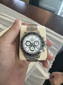 ROLEX DAYTONA 116500 PANDA STEEL & CERAMIC WHITE DIAL 40MM WATCH BOX PAPERS 2019