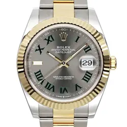 ROLEX DATEJUST 126333 SLATE DIAL RANDOM YG 41MM #002