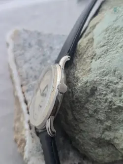 ROLEX MARCONI  A CUERDA DE HOMBRE DIAL RESTAURADO COLOR  CREMA CAJA  NICKEL