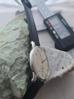 ROLEX MARCONI  A CUERDA DE HOMBRE DIAL RESTAURADO COLOR  CREMA CAJA  NICKEL