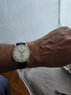 ROLEX MARCONI  A CUERDA DE HOMBRE DIAL RESTAURADO COLOR  CREMA CAJA  NICKEL