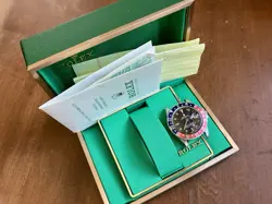Barn Find! 1977 ROLEX Gmt Master Pepsi ref. 1675 with Box & Papers - Not Running