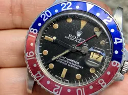 Barn Find! 1977 ROLEX Gmt Master Pepsi ref. 1675 with Box & Papers - Not Running