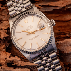 ROLEX DATEJUST REF. 16030 STEEL 36 MM SILVER DIAL OYSTER BRACELET 1984