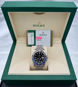 ROLEX GMT MASTER II BATGIRL JUBILEE BRACELET 126710BLRO COMPLETE WITH PAPERS