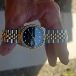 ROLEX 16233 FACTORY DIAMOND DIAL COMPLETE SET FULL LINKS