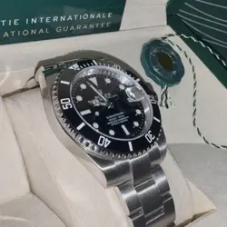 ROLEX  SUBMARINER MEN'S BLACK WATCH - 16610