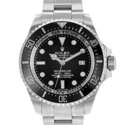 ROLEX SEA-DWELLER DEEPSEA 116660 44MM BLACK CERAMIC STEEL MENS WATCH 2013