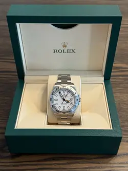 ROLEX EXPLORER II WHITE POLAR DIAL MENS WATCH - REF. 216570