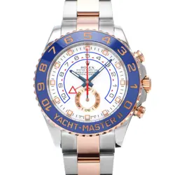 ROLEX YACHT-MASTERII 116681 WHITE WATCH 688458