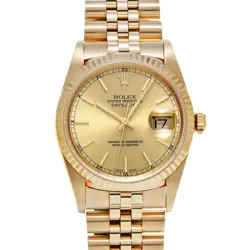 ROLEX DATEJUST 16238 CHAMPAGNE WATCH 678483