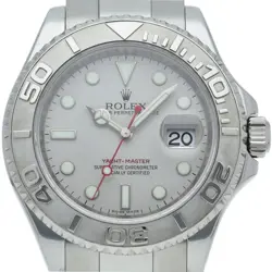 ROLEX YACHT-MASTER MEN'S WATCH ROLESIUM ROULETTE 16622(G) PT/STAINLESS STEEL...