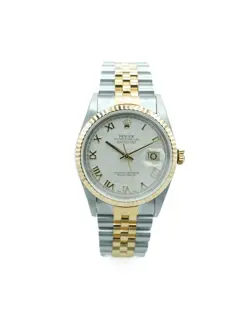 ROLEX 16233 DATEJUST 36MM 1996 WITH JUBILEE BRACELET AND IVORY DIAL