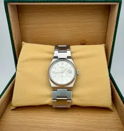 ??ROLEX DATEJUST 17000 SILVER SUNBURST DIAL OYSTERQUARTZ ??