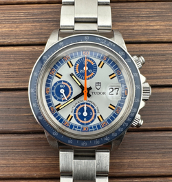 TUDOR BIG BLOCK MONTECARLO 1975-85 ROLEX ERA RARO CRONO AUTOMATICO ACCIAIO 40MM