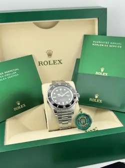 ? ROLEX SEA-DWELLER ??DEEPSEA 44MM BLACK CERAMIC DIVE 116660 2017