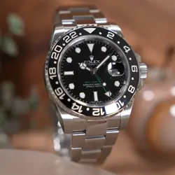 ROLEX GMT MASTER-II 116710LN WARRANTY 2012 BOX/PAPER SN/#G