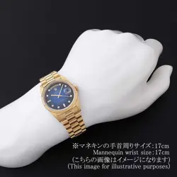 ROLEX Day Date 8P Diamond 2P Baguette Diamond 18238A TO222648