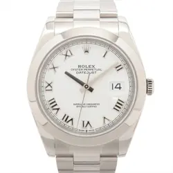 ROLEX OYSTER PERPETUAL DATEJUST 126300 SS SS AT WHITE DIAL OYSTER BRACELET