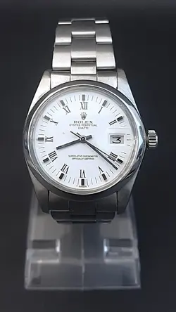 7: 1978 ROLEX OYSTER PERPETUAL DATEJUST CERT CHRONO MEN'S 1500 STEEL WRISTWATCH