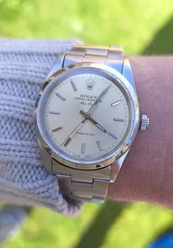 IMMACULATE 1996 MEN'S ROLEX OYSTER PERPETUAL 'AIR-KING' - FULL SET