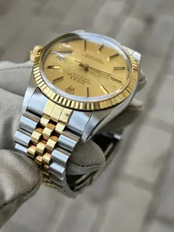 Rolex Datejust Steel & Gold - Box & Papers - Excellent Sharp Condition
