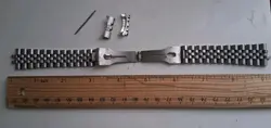 VINTAGE BRACELET & BUCKLE FOR ROLEX RIVETED LINKS. 20MM