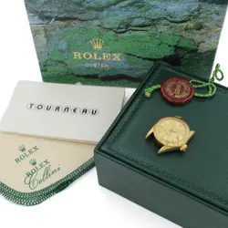 LADIES ROLEX 18K OP DATEJUST WATCH HEAD ONLY REF 6917 W/BOX 26MM #W176052-1
