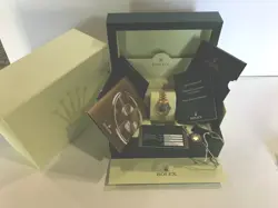 ROLEX LADIES 18K YELLOW GOLD PRESIDENT MOP DIAMOND DIAL  GREAT CONDITION ROLEX