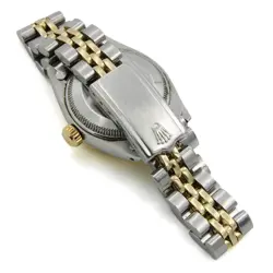 Ladies Rolex OP Date Two-Tone Watch Ref 6916 Champagne Dial 26mm AS IS #W451-1