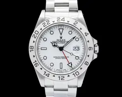 ROLEX 16570 EXPLORER II STAINLESS STEEL WHITE DIAL