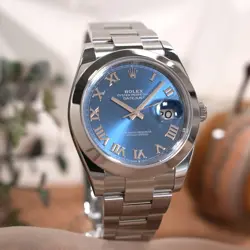 ROLEX DATEJUST 41 126300 BLUE WARRANTY 2025 BOX/PAPER