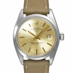 ROLEX OYSTER PERPETUAL DATE 1965 1500 #MO415
