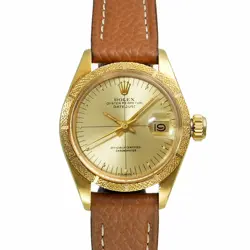 ROLEX DATEJUST TEXTURED BEZEL 1974 6900 #MO354