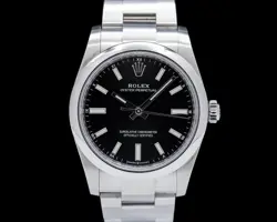 ROLEX 124200 OYSTER PERPETUAL 34MM SS BLACK DIAL